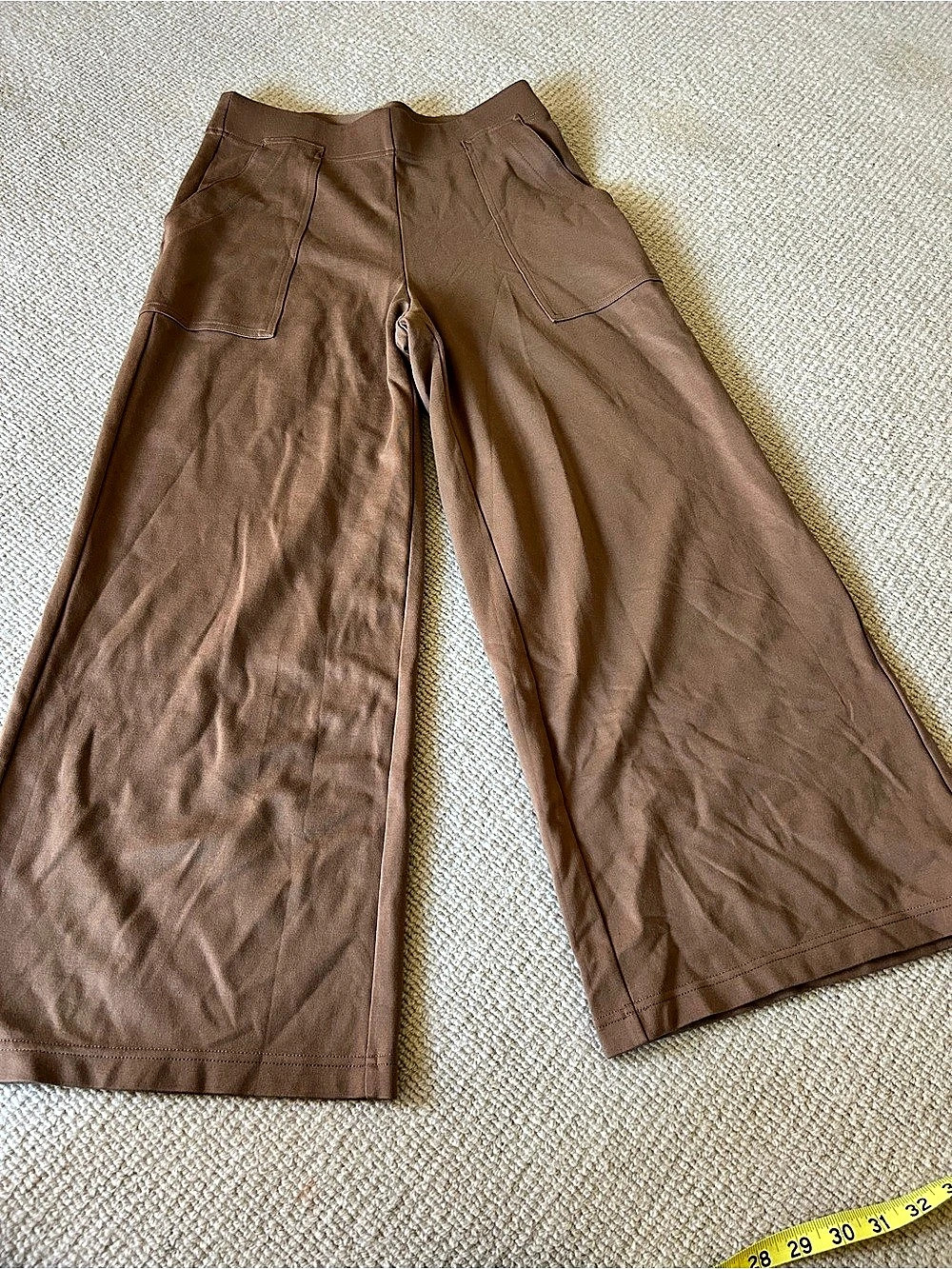 Max Studio Wide Leg Pants in Brown Size Small